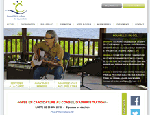 Tablet Screenshot of culturelaurentides.com